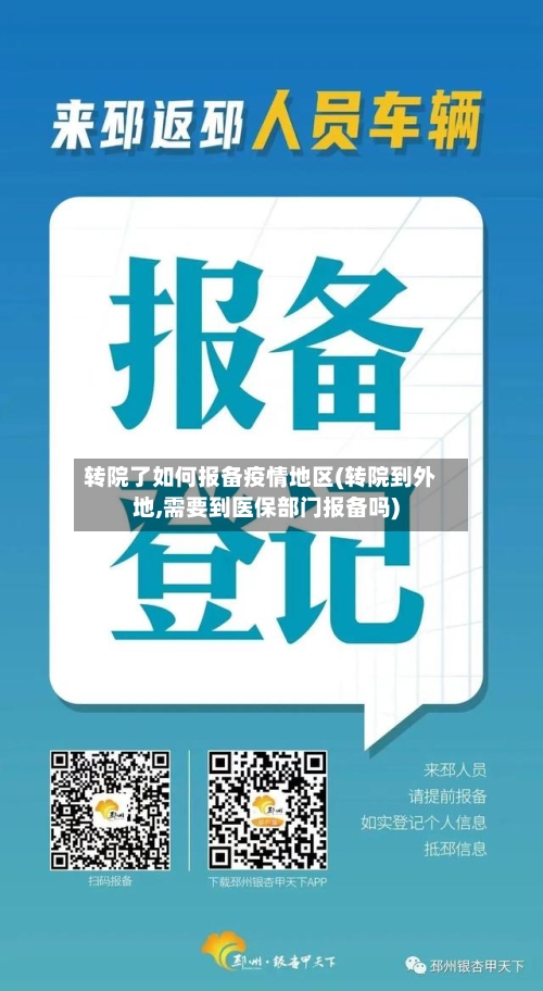 转院了如何报备疫情地区(转院到外地,需要到医保部门报备吗)-第2张图片
