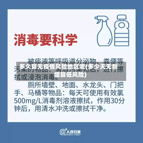 多久算无疫情风险地区呢(多少天无新增算低风险)