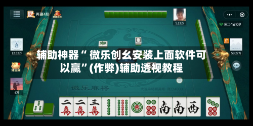 辅助神器“ 微乐创幺安装上面软件可以赢	”(作弊)辅助透视教程-第3张图片