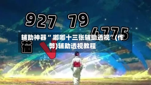 辅助神器“ 嘟嘟十三张辅助透视”(作弊)辅助透视教程
