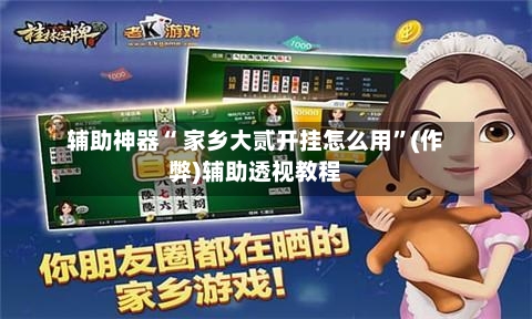辅助神器“ 家乡大贰开挂怎么用	”(作弊)辅助透视教程-第2张图片