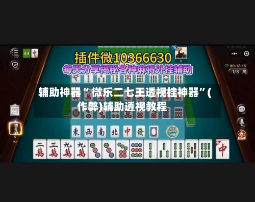 辅助神器“ 微乐二七王透视挂神器”(作弊)辅助透视教程-第3张图片