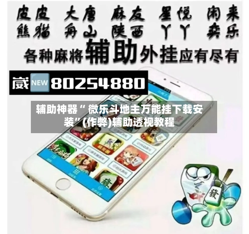 辅助神器“ 微乐斗地主万能挂下载安装”(作弊)辅助透视教程-第3张图片
