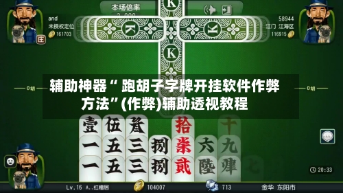 辅助神器“ 跑胡子字牌开挂软件作弊方法”(作弊)辅助透视教程-第3张图片