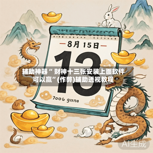 辅助神器“ 财神十三张安装上面软件可以赢”(作弊)辅助透视教程-第2张图片