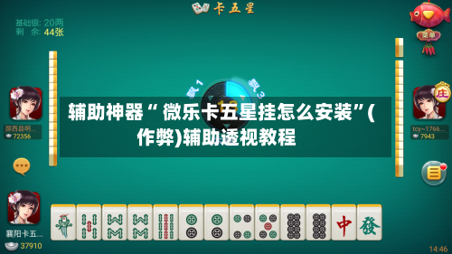 辅助神器“ 微乐卡五星挂怎么安装”(作弊)辅助透视教程-第2张图片