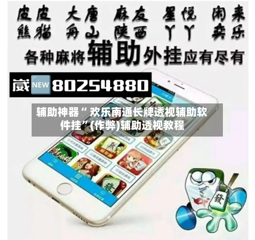 辅助神器“ 欢乐南通长牌透视辅助软件挂”(作弊)辅助透视教程