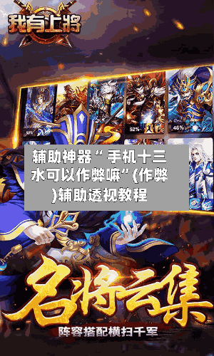 辅助神器“ 手机十三水可以作弊嘛	”(作弊)辅助透视教程-第3张图片