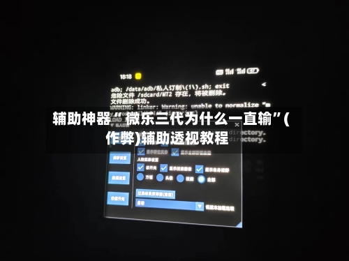 辅助神器“ 微乐三代为什么一直输”(作弊)辅助透视教程-第3张图片