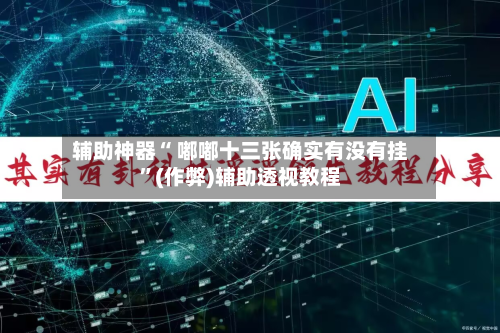 辅助神器“ 嘟嘟十三张确实有没有挂”(作弊)辅助透视教程-第2张图片