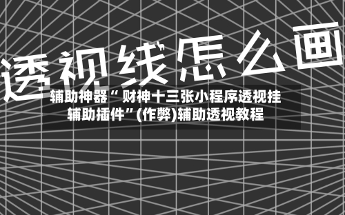 辅助神器“ 财神十三张小程序透视挂辅助插件”(作弊)辅助透视教程-第2张图片