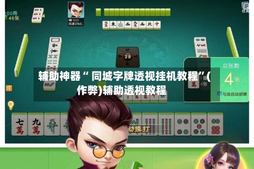 辅助神器“ 同城字牌透视挂机教程”(作弊)辅助透视教程-第2张图片