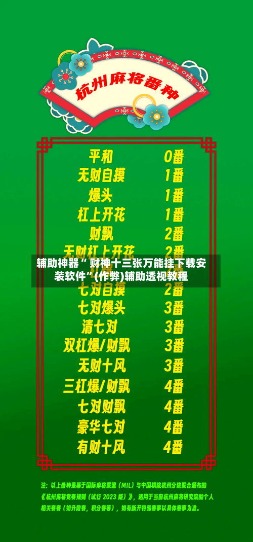 辅助神器“ 财神十三张万能挂下载安装软件”(作弊)辅助透视教程
