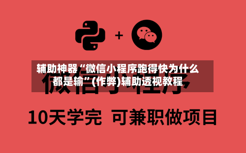 辅助神器“微信小程序跑得快为什么都是输”(作弊)辅助透视教程-第2张图片