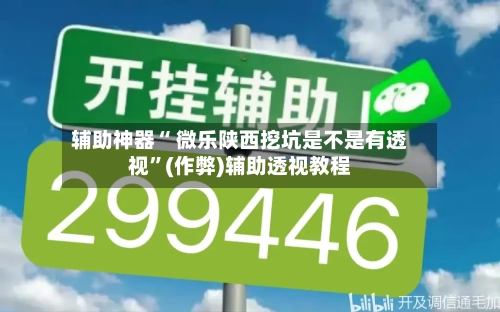 辅助神器“ 微乐陕西挖坑是不是有透视”(作弊)辅助透视教程